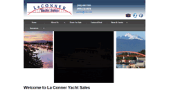 Desktop Screenshot of laconneryachtsales.com